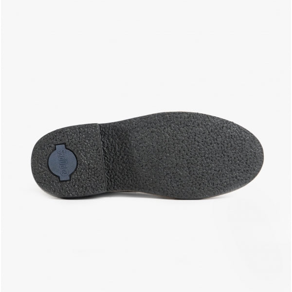 Popps VESPA Unisex Desert Boots Black