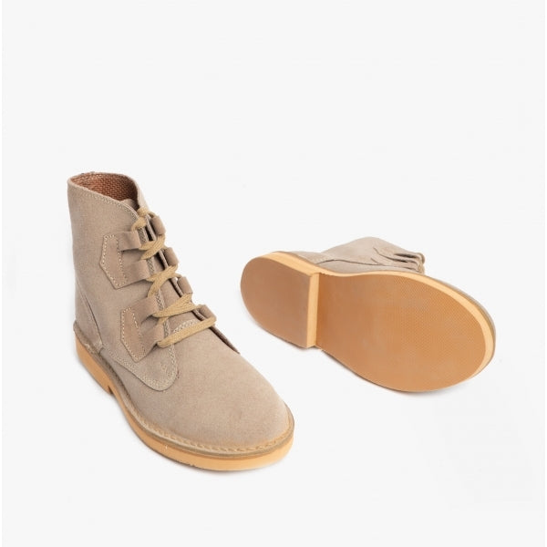Roamers M327TS Mens Desert Boots Dk.Taupe