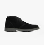 Roamers ROUND TOE Unisex Desert Boots Black