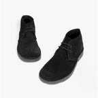 Roamers ROUND TOE Unisex Desert Boots Black