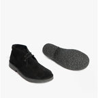 Roamers ROUND TOE Unisex Desert Boots Black