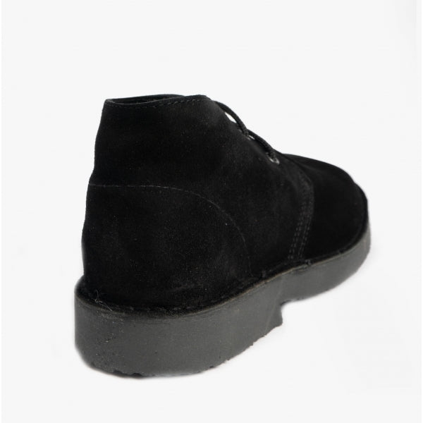 Roamers ROUND TOE Unisex Desert Boots Black