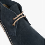 Roamers ROUND TOE Unisex Desert Boots Navy