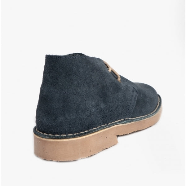 Roamers ROUND TOE Unisex Desert Boots Navy