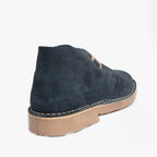 Roamers ROUND TOE Unisex Desert Boots Navy