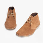 Roamers MARCO Mens Desert Boots in Sand, pair seen from above