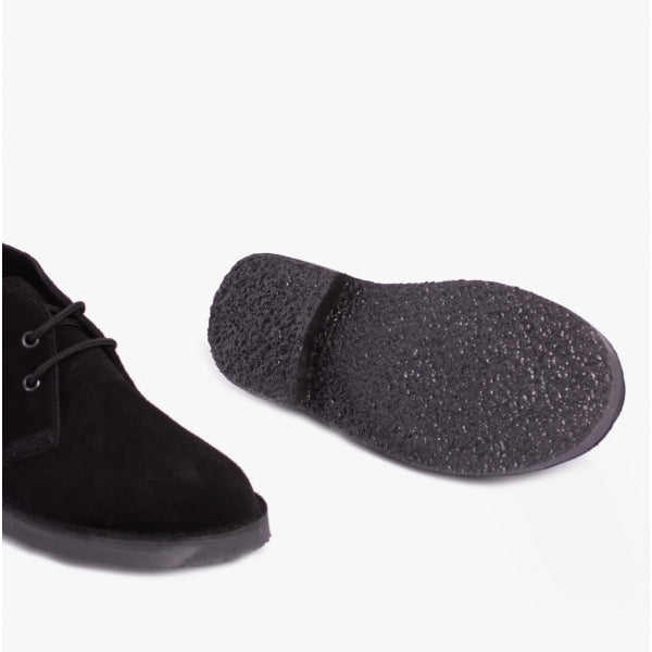 Roamers ANDREW Unisex Desert Boots Black