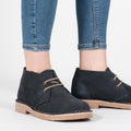 Roamers ORIGINAL Unisex Desert Boots Navy