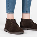 Roamers ORIGINAL Unisex Desert Boots Dark Brown
