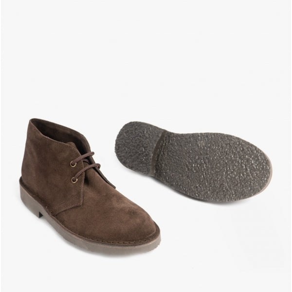 Roamers ANDREW Unisex Desert Boots Dark Brown