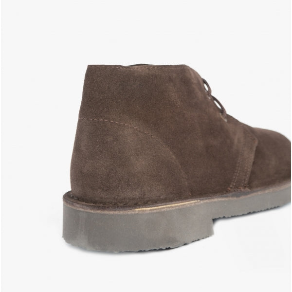 Roamers ANDREW Unisex Desert Boots Dark Brown