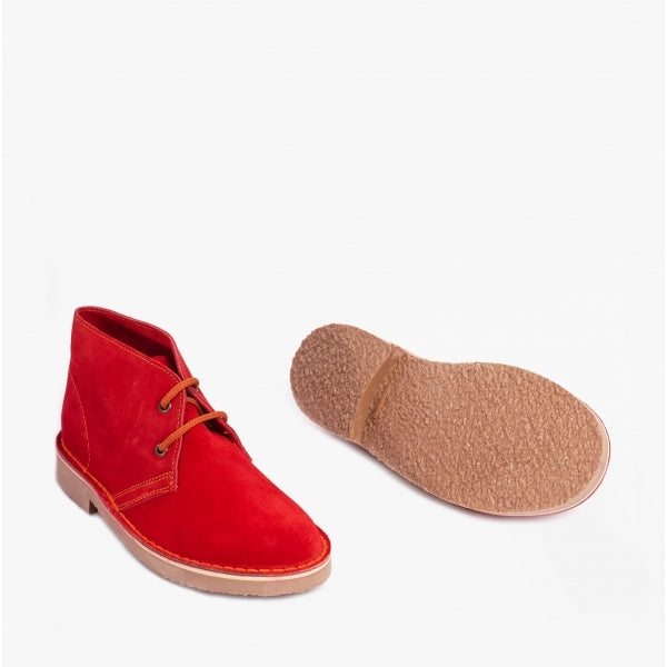 Roamers ORIGINAL Unisex Desert Boots Red