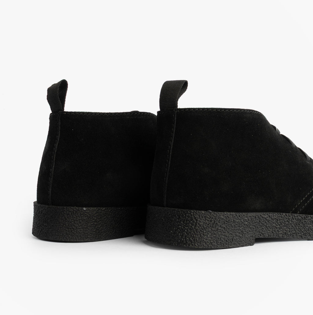 Roamers REVOLVER Mens Boots in Black, rear view of the pair