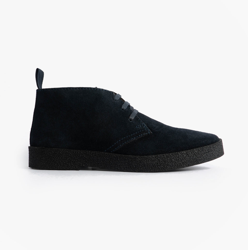 Roamers REVOLVER Mens Boots in Navy, side view