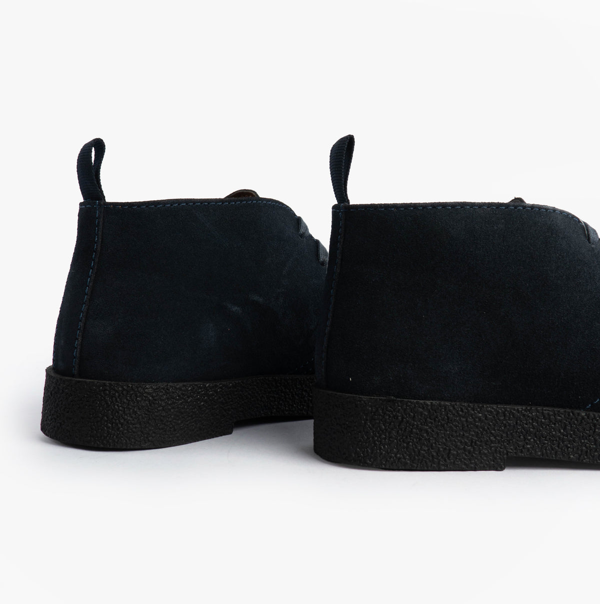 Roamers REVOLVER Mens Boots in Navy, rear view of the pair
