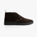 Roamers REVOLVER Mens Boots in Chocolate Brown, side view