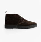 Roamers REVOLVER Mens Boots in Chocolate Brown, side view