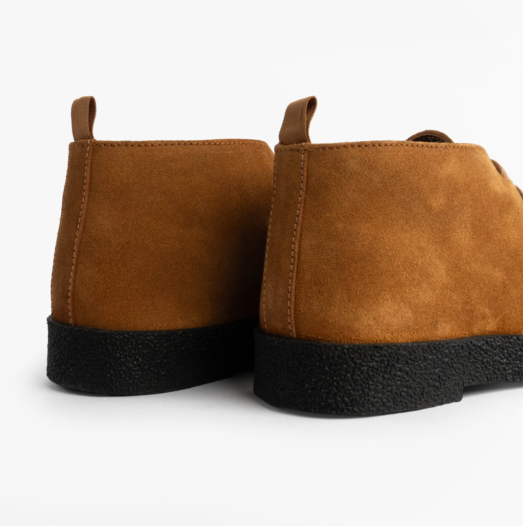 Roamers REVOLVER Mens Boots in Tan, rear view of the pair