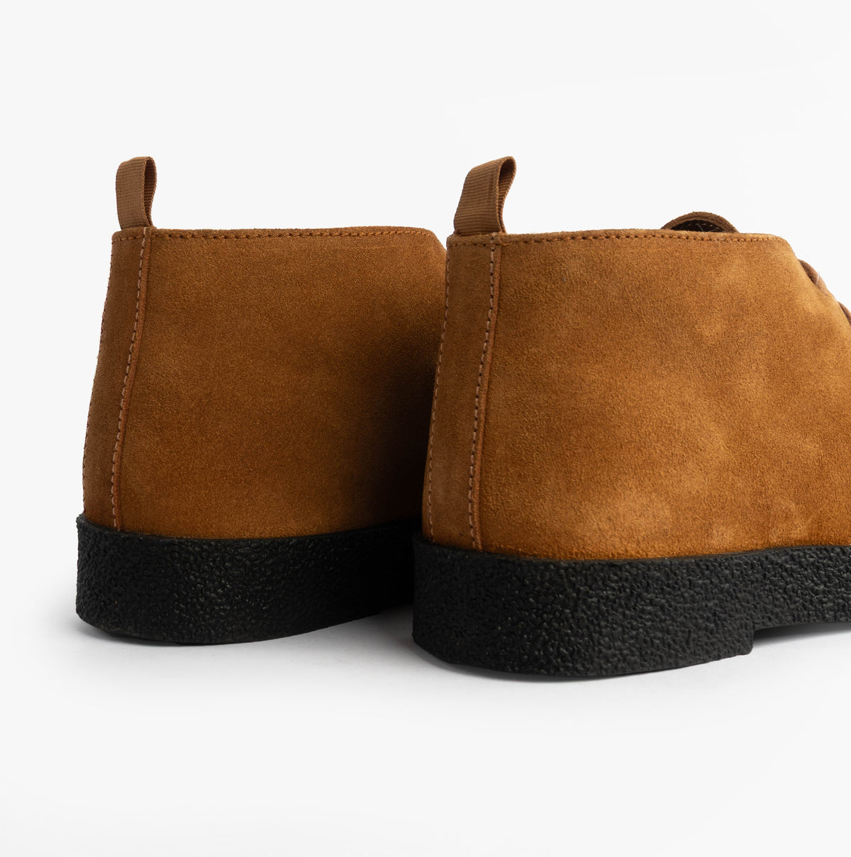 Roamers REVOLVER Mens Boots in Tan, rear view of the pair