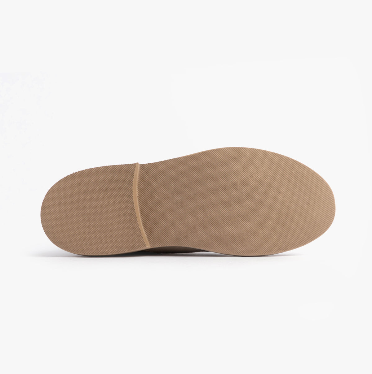 Popps RANGER Mens Desert Boots in Taupe, sole view