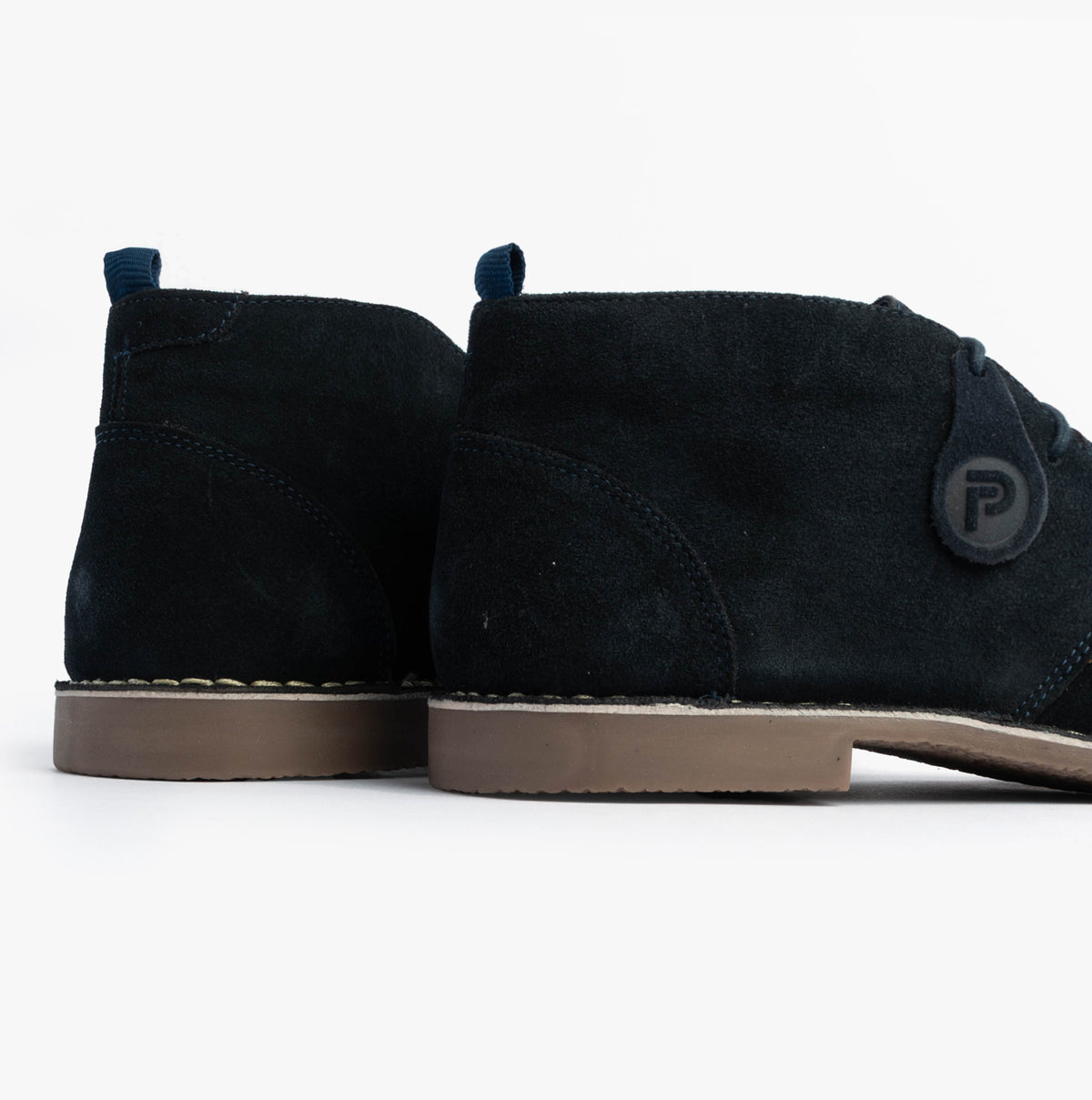 Popps VESPA Unisex Desert Boots Navy