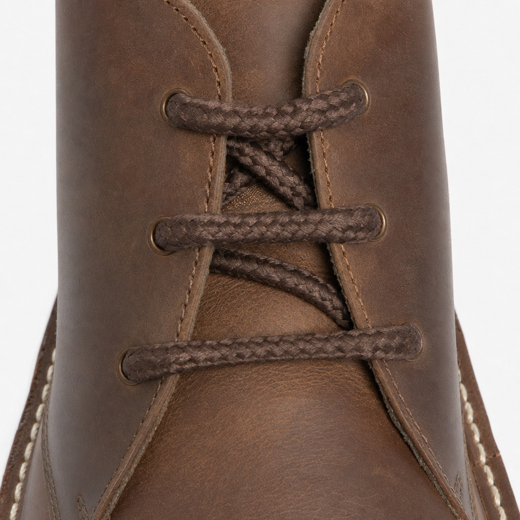 Roamers LEONARD Mens Desert Boots Brown