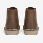 Roamers LEONARD Mens Desert Boots in Brown, pair seen from behind