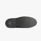 Roamers JACOB Mens Desert Boots in Black, textured sole with Roamers logo