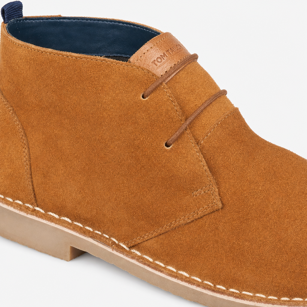 Roamers JACOB Mens Desert Boots Tan