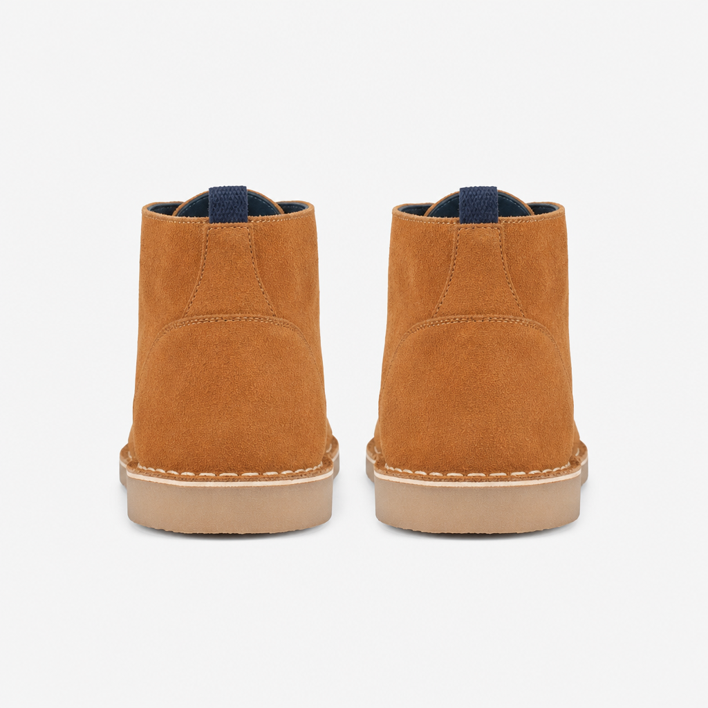 Roamers JACOB Mens Desert Boots Tan