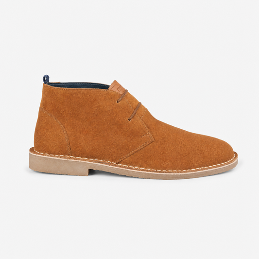 Roamers JACOB Mens Desert Boots Tan