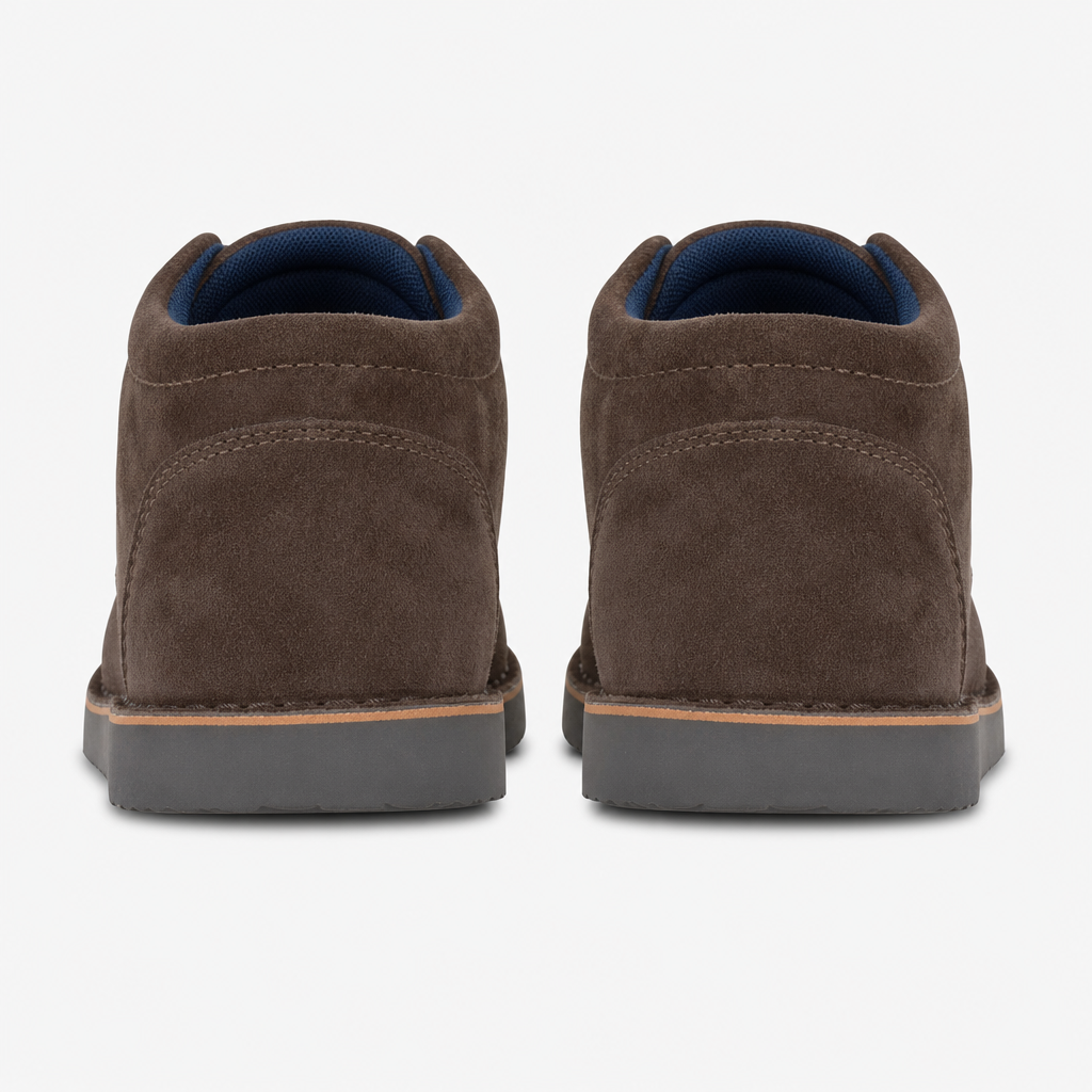 Roamers STANLEY Mens Desert Boots Dark Brown