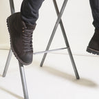 Popps 1961 MOD Mens Suede Monkey Boots Brown