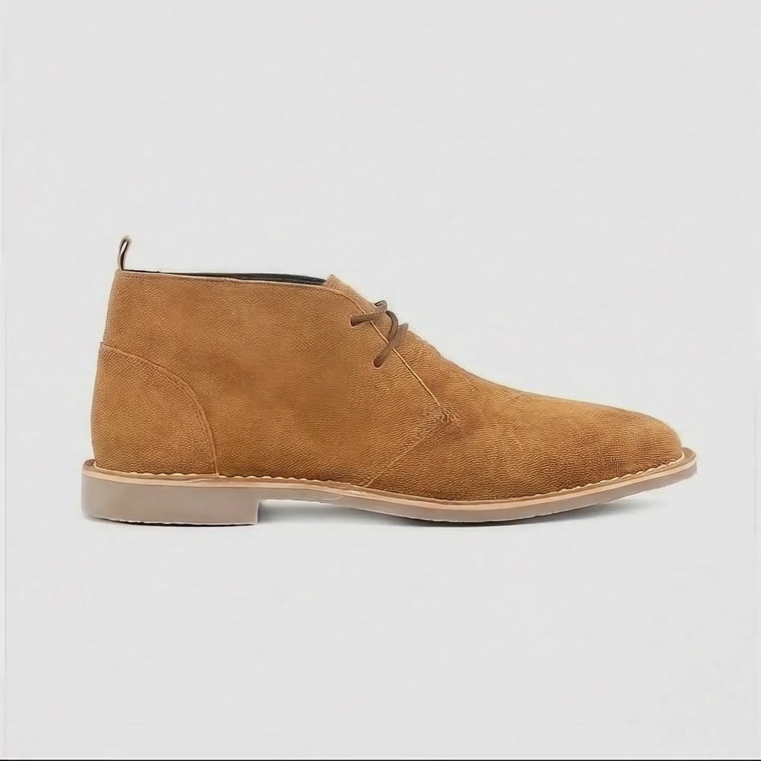 Popps VESPA Unisex Desert Boots Cognac