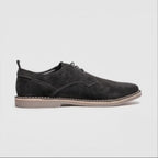 Popps JONAS Mens Suede Desert Shoes Black
