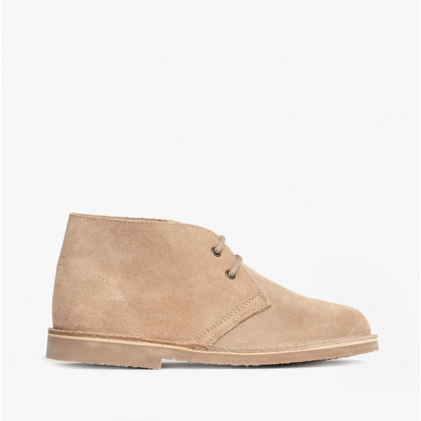 Roamers MACIE Womens Desert Boots in Taupe, side view