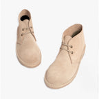 Roamers MACIE Womens Desert Boots in Taupe, pair seen from above